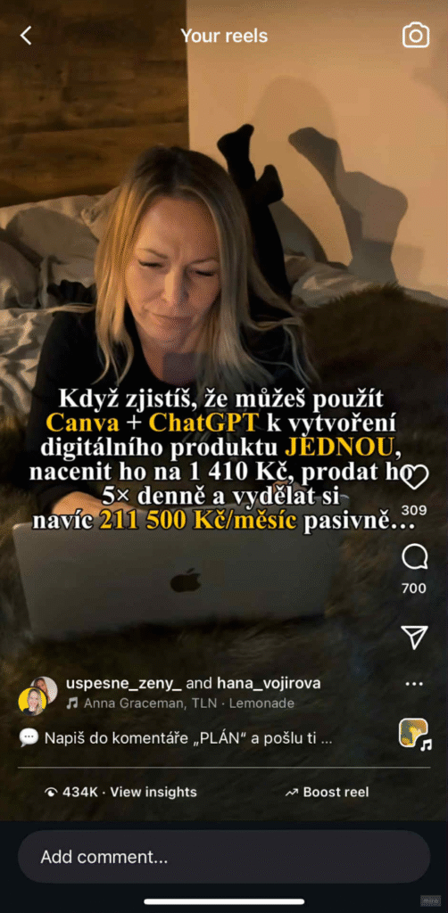 Reels výsledky