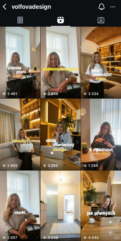 Reels Lucie Volfová